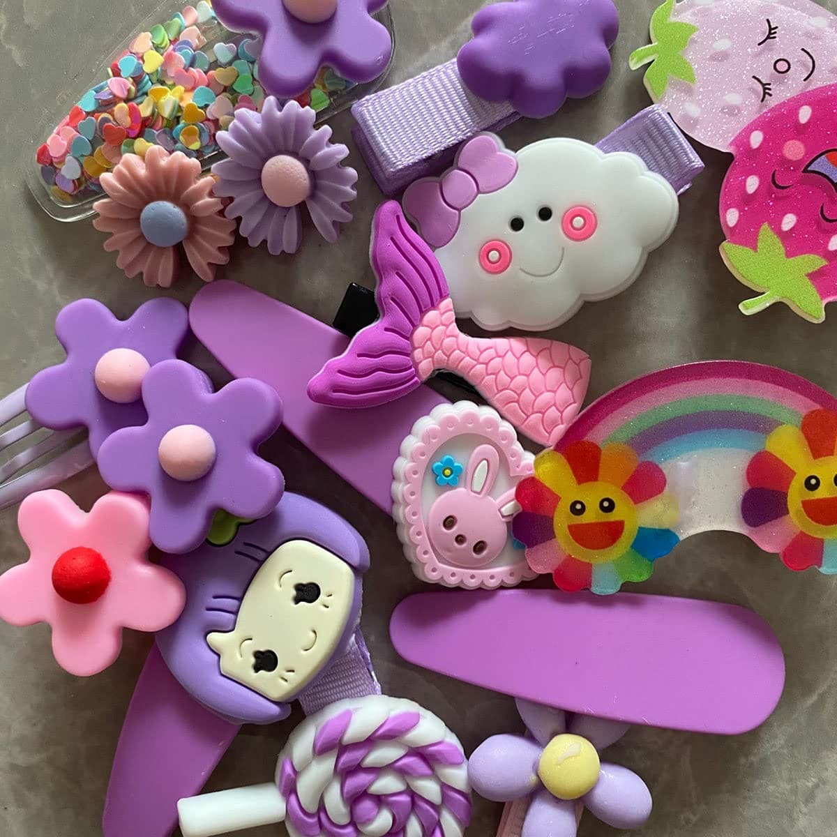 Set Of 14 Baby Hair Clips Card, Creative Sweet Kid Side Tassels Clips, Tiny Hair Clips for Baby Girls, Princess Decorative Hair Accessories Set Of 14 Baby Hair Clips Card, Creative Sweet Kid Side Tassels Clips, Tiny Hair Clips for Baby Girls, Princess Decorative Hair Accessories